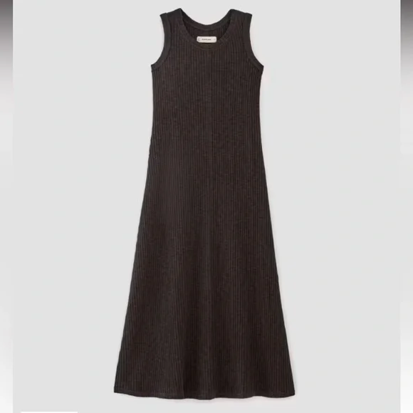 🎥 Everlane The Rib-Knit A-Line Tank Dress Sz XXL 🎥 - Picture 6 of 6